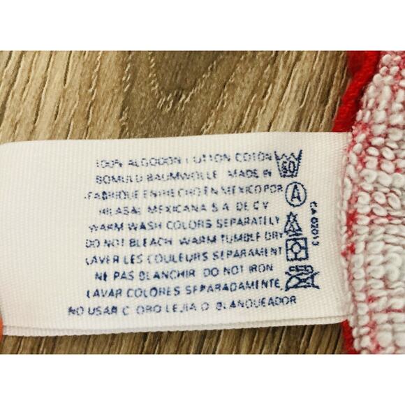 Vintage Hilasal Christmas Holiday Hand/Bar Bath Towels Set of 2 Reindeer Sleigh - Picture 9 of 9